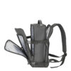 Reiserucksack, schwarz, Wasser abweisend (wasserbeständiger Pc-rücken 15") – Bild 3