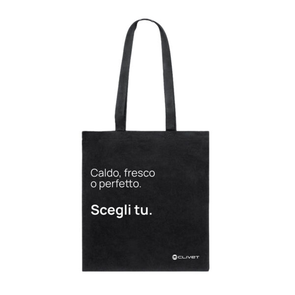 Sac de courses noir (italienne)